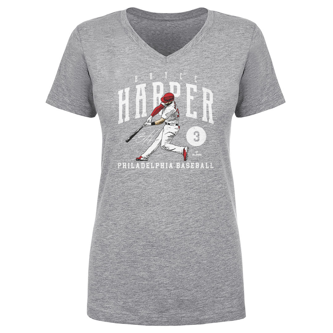Bryce Harper Women's V-Neck T-Shirt | 500 LEVEL