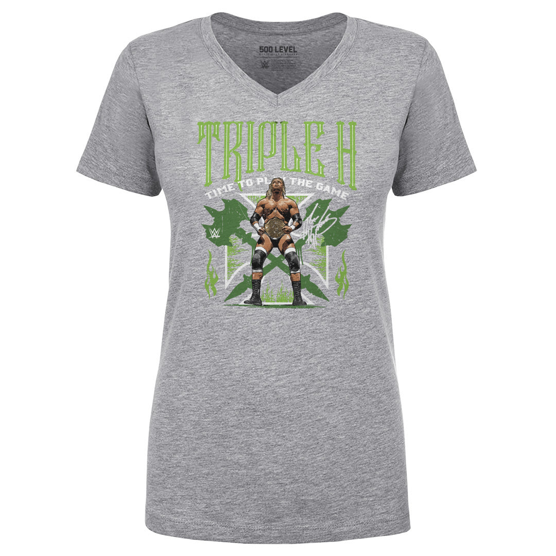 Triple H Women's V-Neck T-Shirt | 500 LEVEL