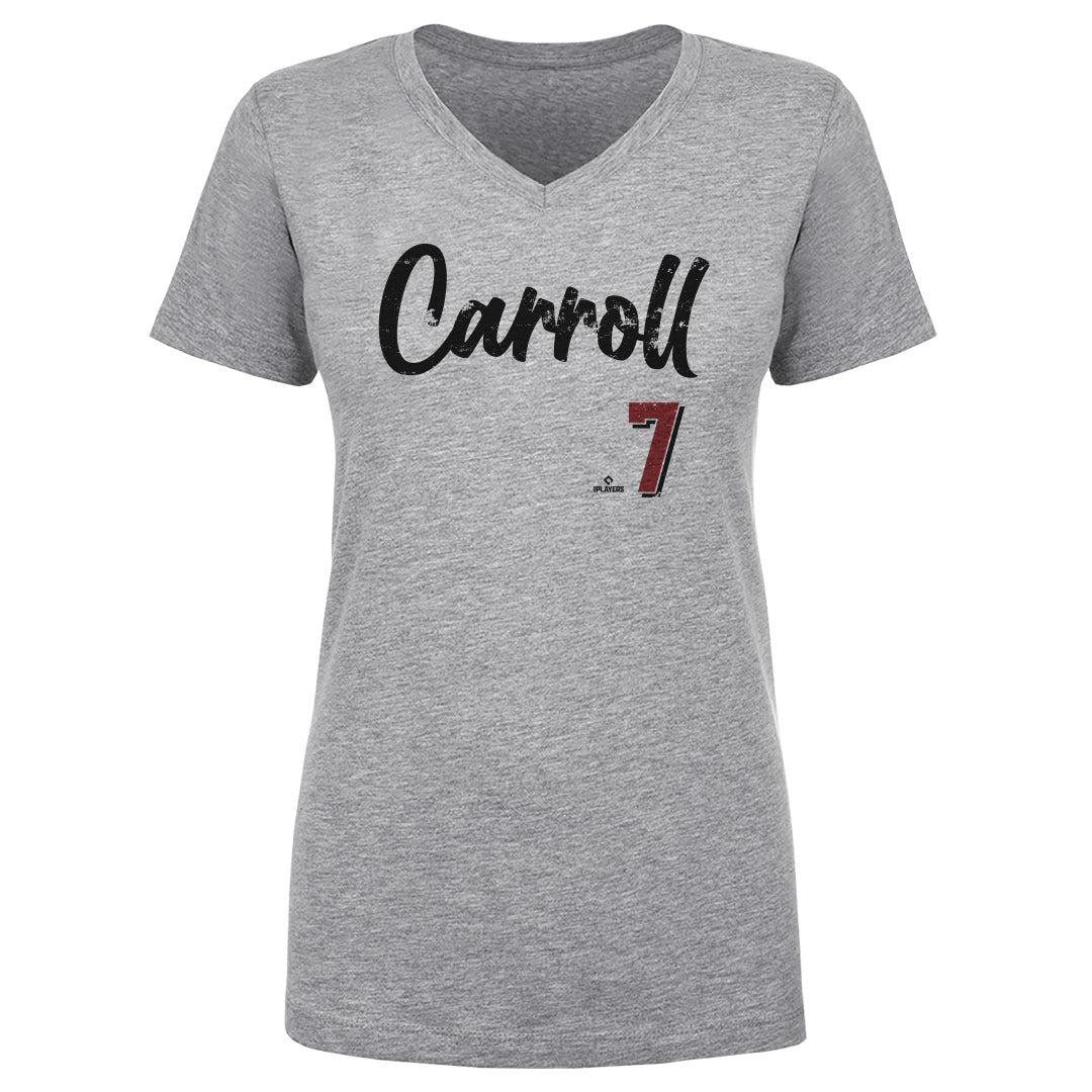 Corbin Carroll Women's V-Neck T-Shirt | 500 LEVEL