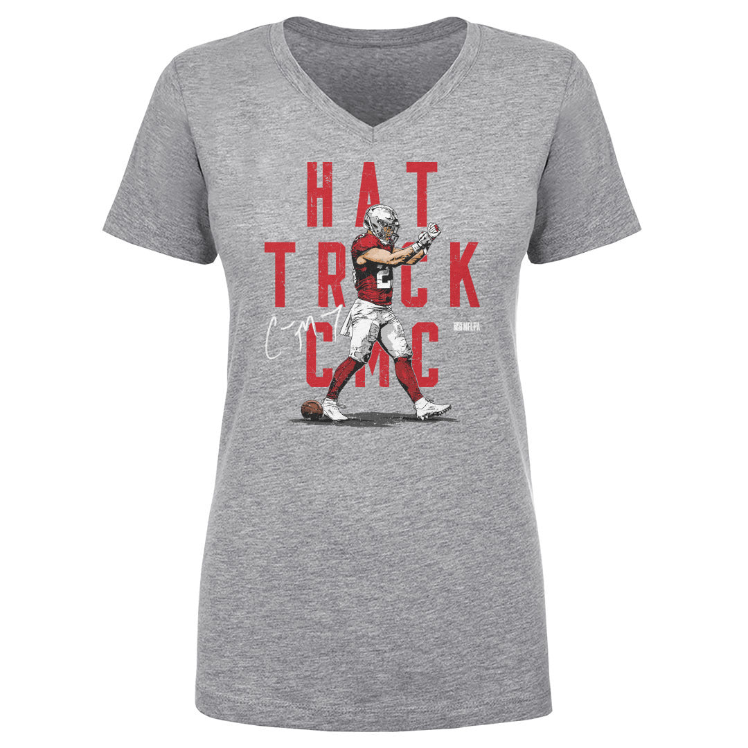 Christian McCaffrey Women's V-Neck T-Shirt | 500 LEVEL