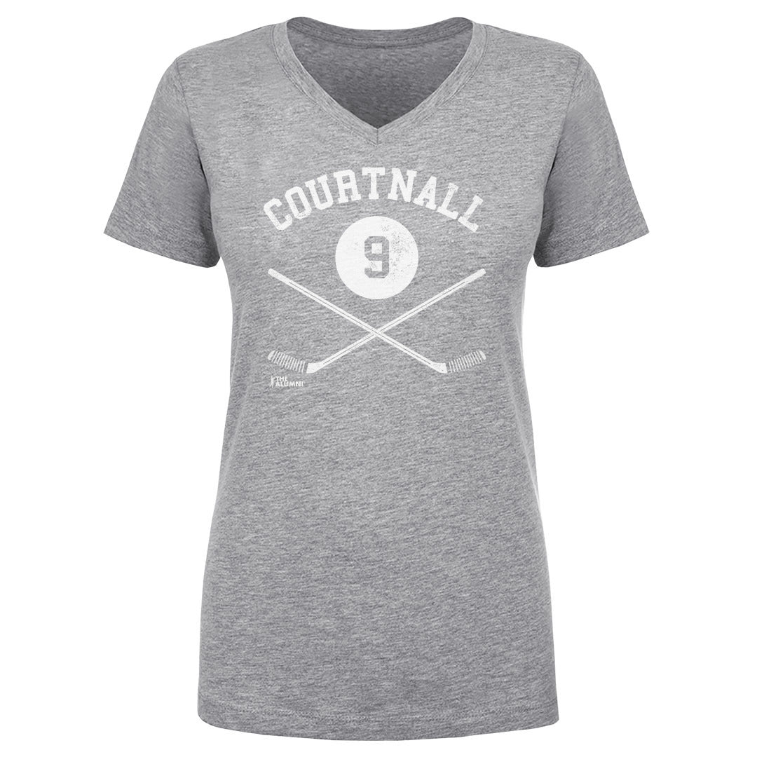 Russ Courtnall Women's V-Neck T-Shirt | 500 LEVEL