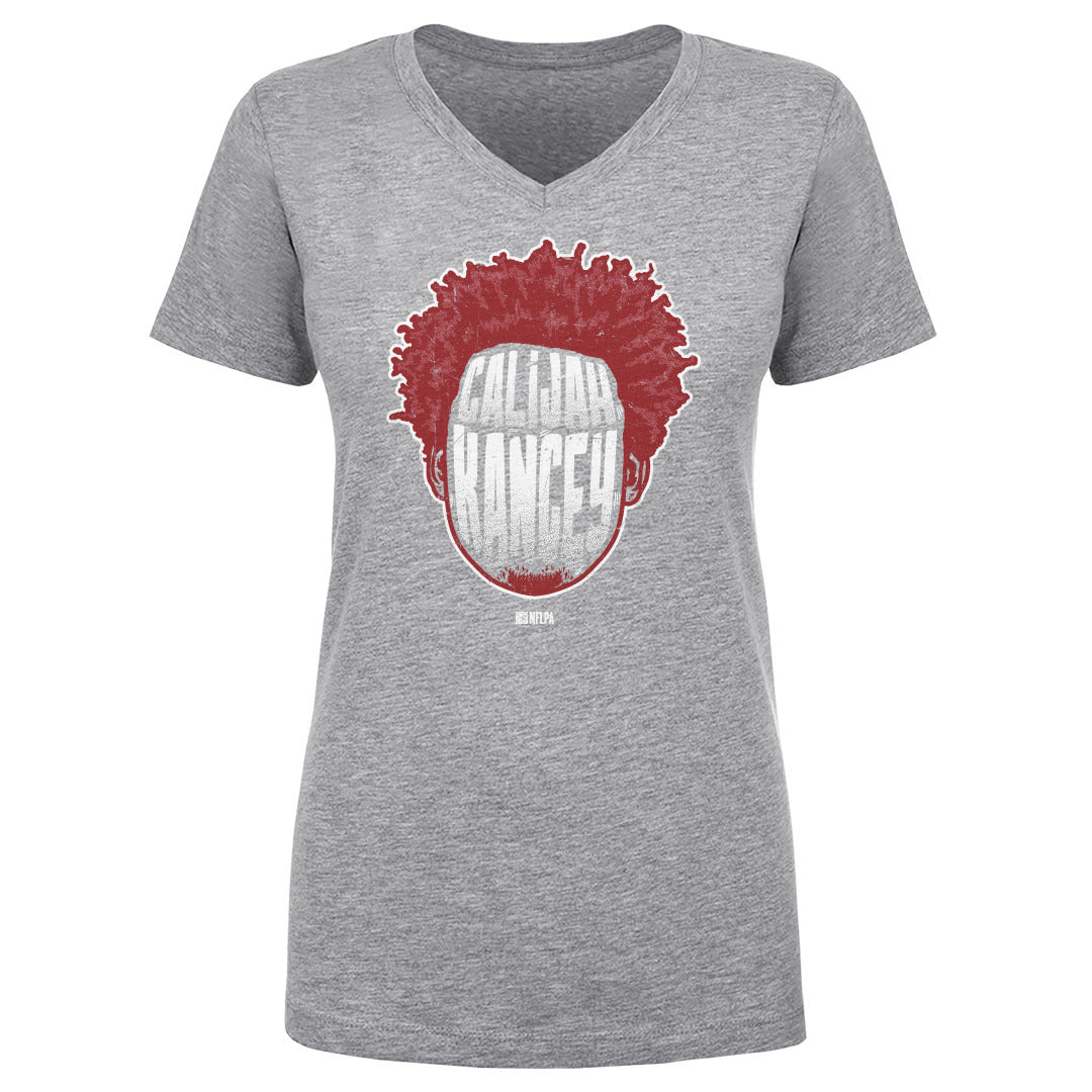 Calijah Kancey Women's V-Neck T-Shirt | 500 LEVEL