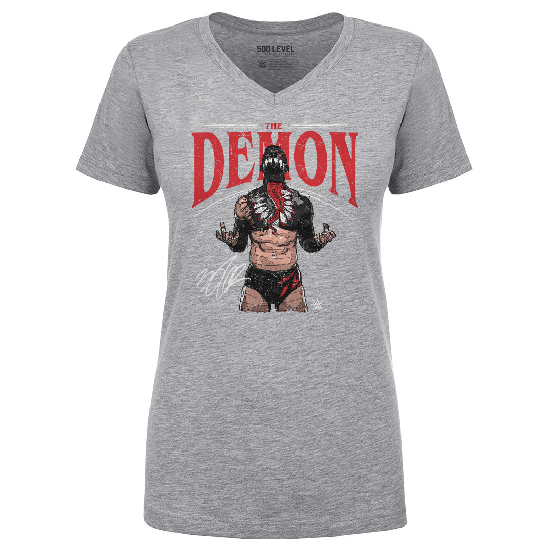 Finn Balor Women's V-Neck T-Shirt | 500 LEVEL