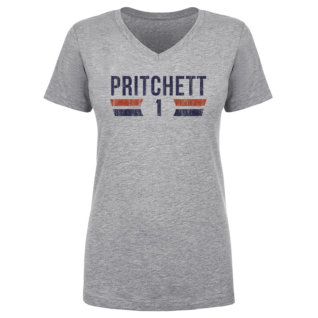 Nehemiah Pritchett Women's V-Neck T-Shirt | 500 LEVEL