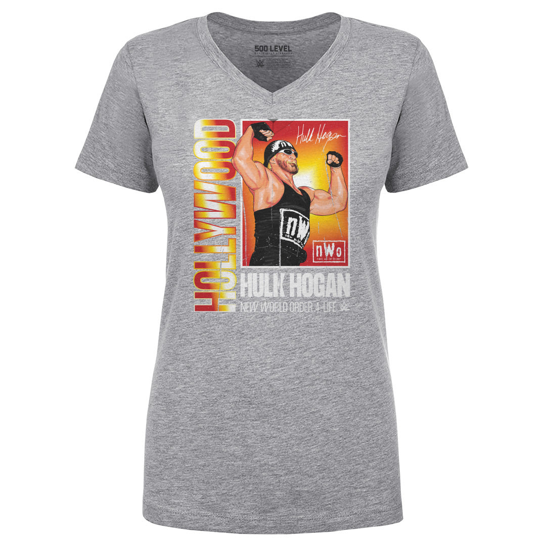 Hulk Hogan Women's V-Neck T-Shirt | 500 LEVEL