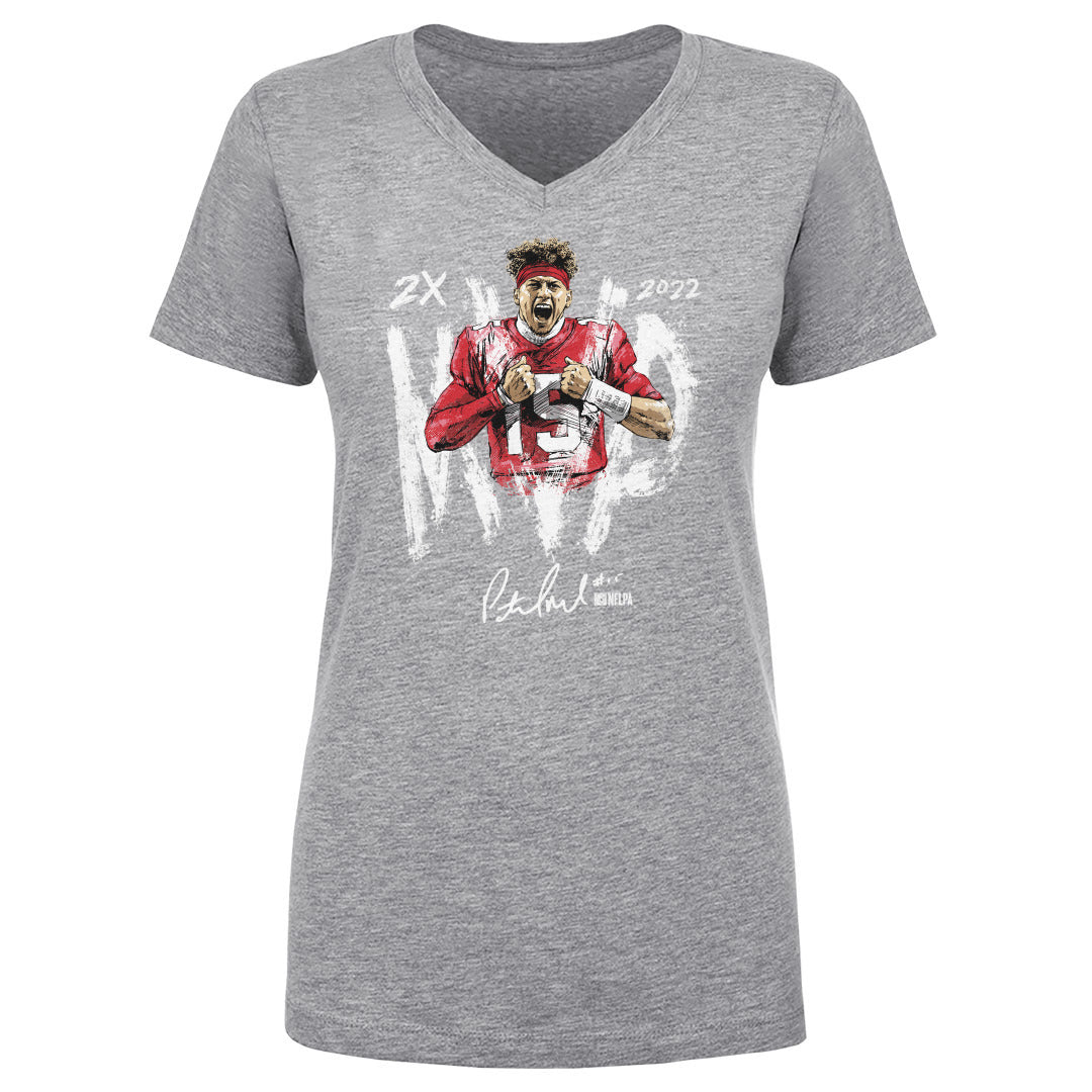 Patrick Mahomes Women's V-Neck T-Shirt | 500 LEVEL