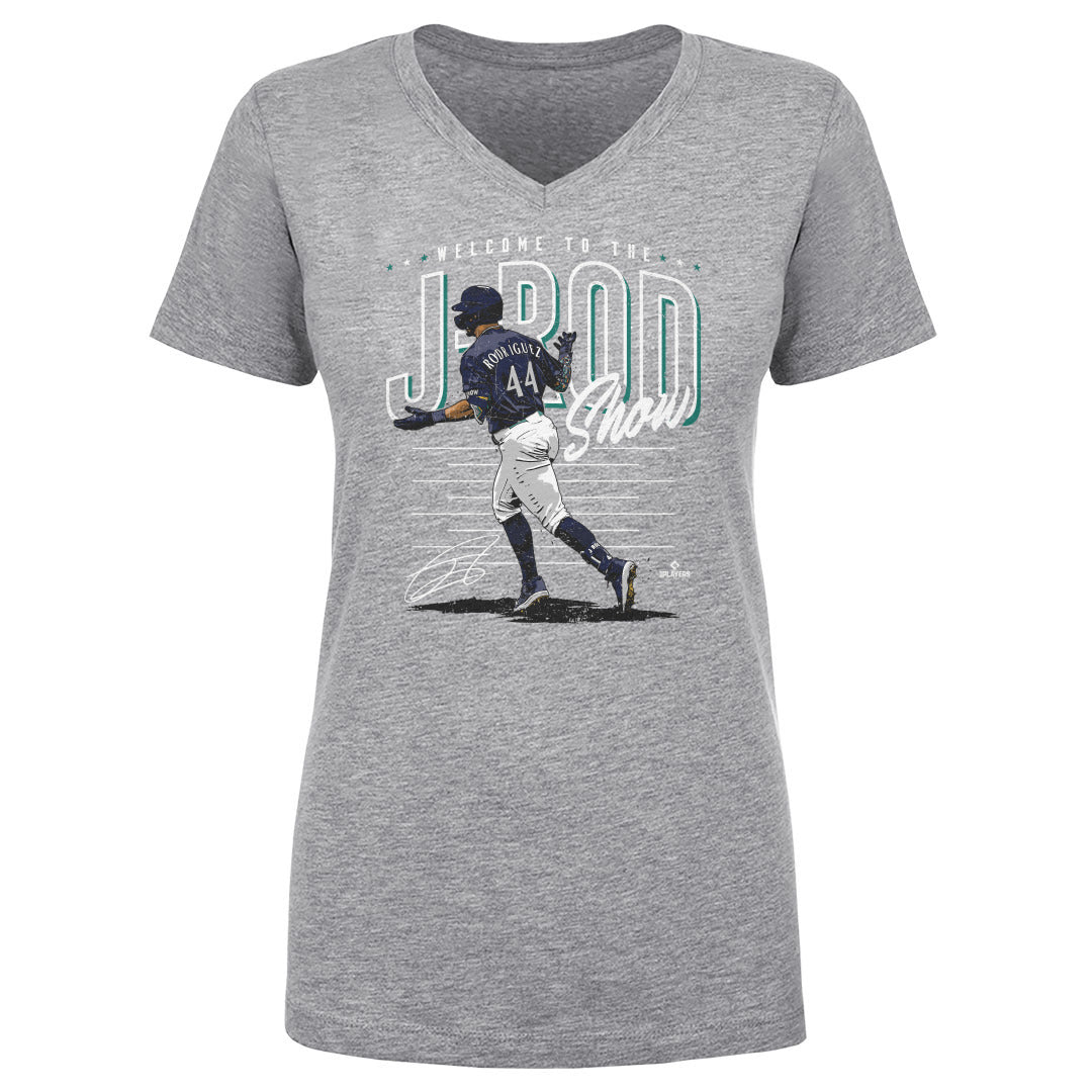 Julio Rodriguez Women's V-Neck T-Shirt | 500 LEVEL