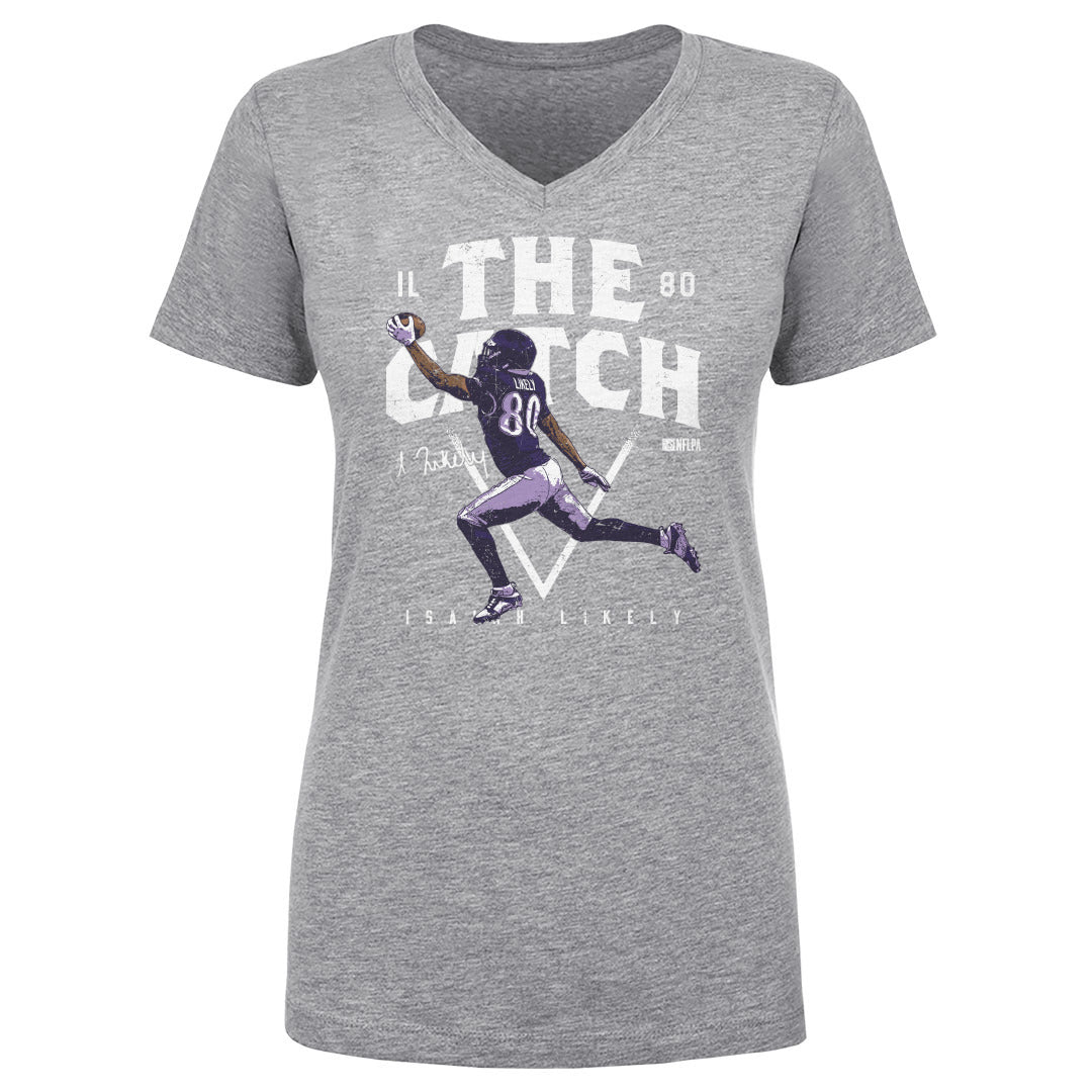 Isaiah Likely Women's V-Neck T-Shirt | 500 LEVEL