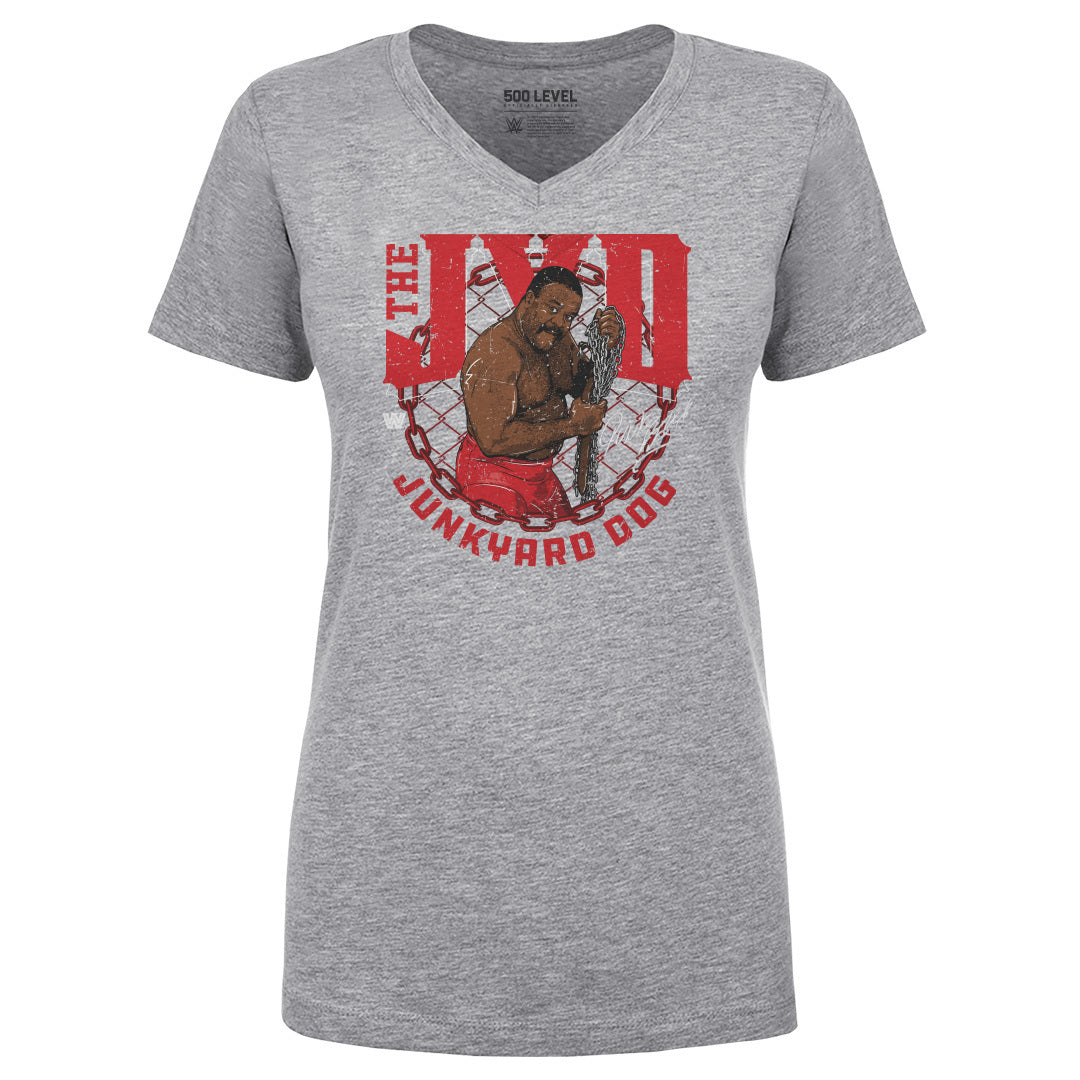 Junkyard Dog Women's V-Neck T-Shirt | 500 LEVEL