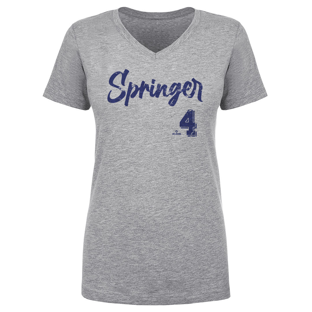 George Springer Women's V-Neck T-Shirt | 500 LEVEL