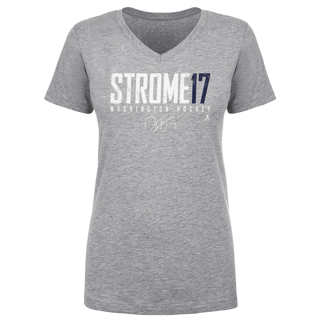 Dylan Strome Women's V-Neck T-Shirt | 500 LEVEL