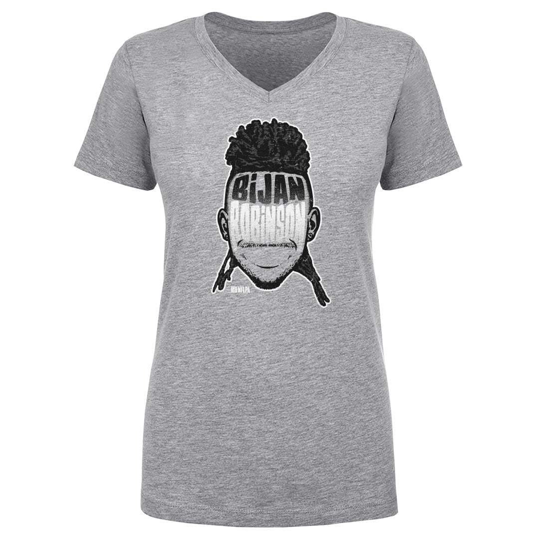 Bijan Robinson Women's V-Neck T-Shirt | 500 LEVEL