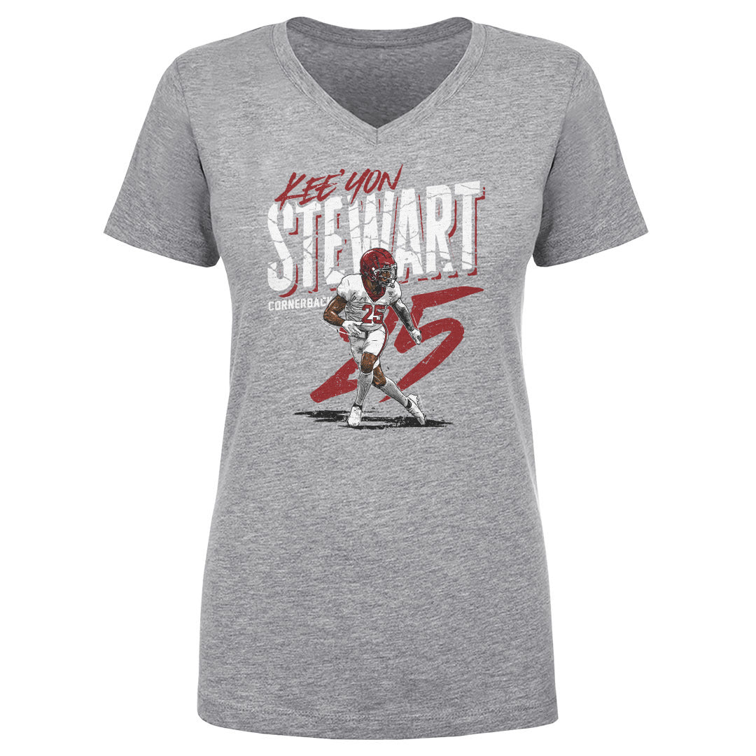 Kee'yon Stewart Women's V-Neck T-Shirt | 500 LEVEL