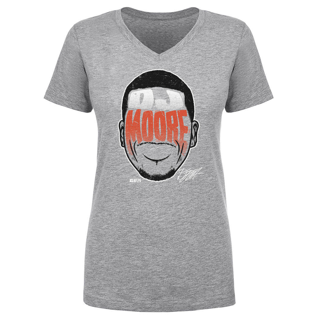 D.J. Moore Women's V-Neck T-Shirt | 500 LEVEL