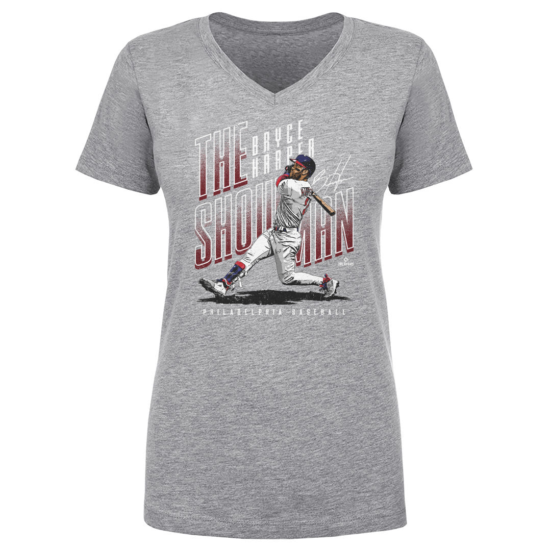 Bryce Harper Women's V-Neck T-Shirt | 500 LEVEL