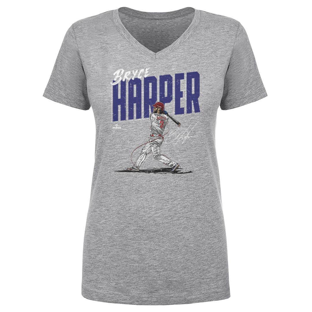 Bryce Harper Women's V-Neck T-Shirt | 500 LEVEL