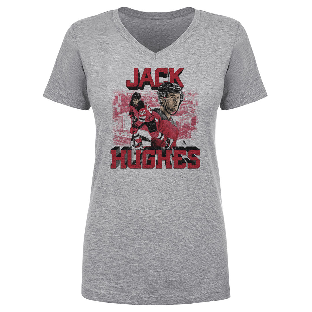 Jack Hughes Women's V-Neck T-Shirt | 500 LEVEL