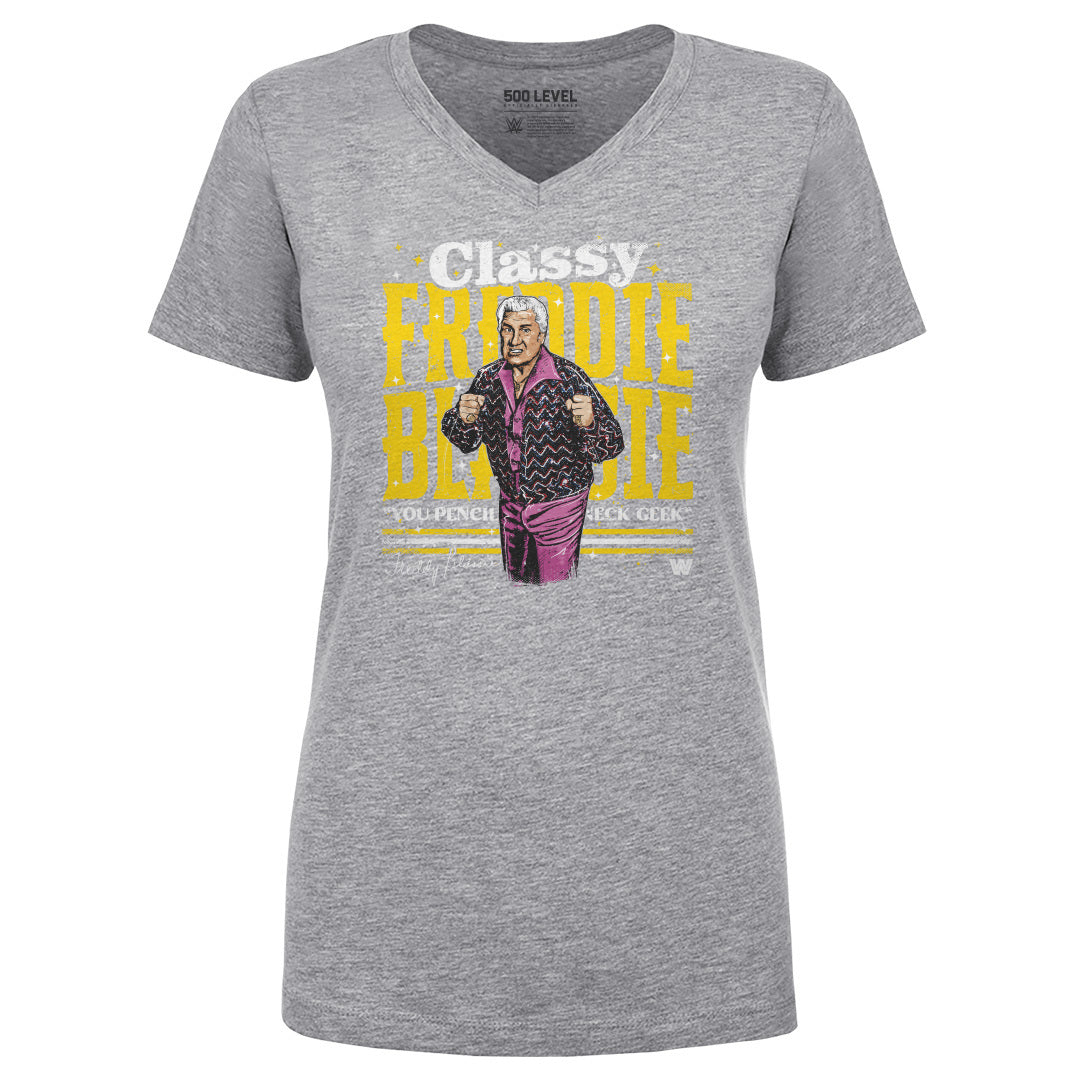 Freddie Blassie Women's V-Neck T-Shirt | 500 LEVEL