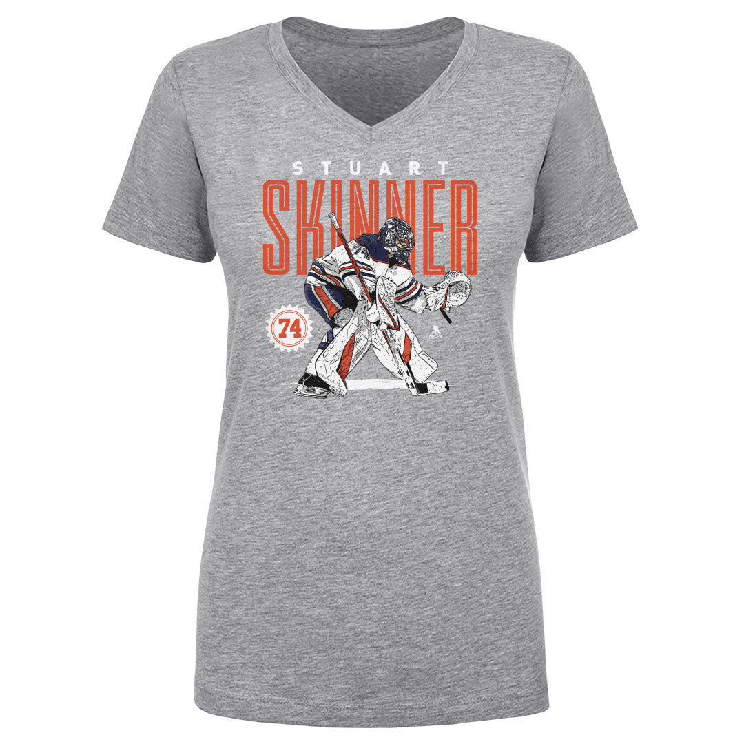 Stuart Skinner Women's V-Neck T-Shirt | 500 LEVEL