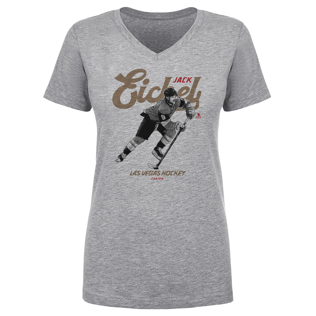 Jack Eichel Women's V-Neck T-Shirt | 500 LEVEL