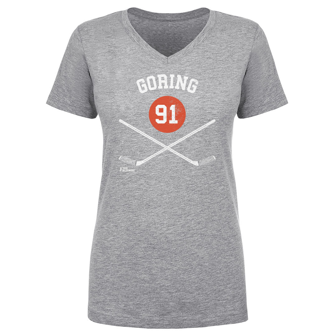 Butch Goring Women's V-Neck T-Shirt | 500 LEVEL