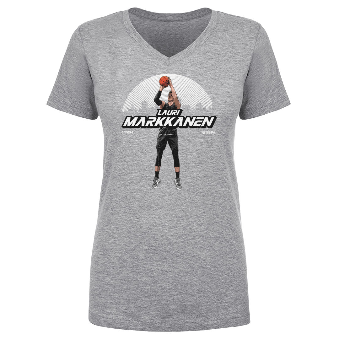 Lauri Markkanen Women's V-Neck T-Shirt | 500 LEVEL