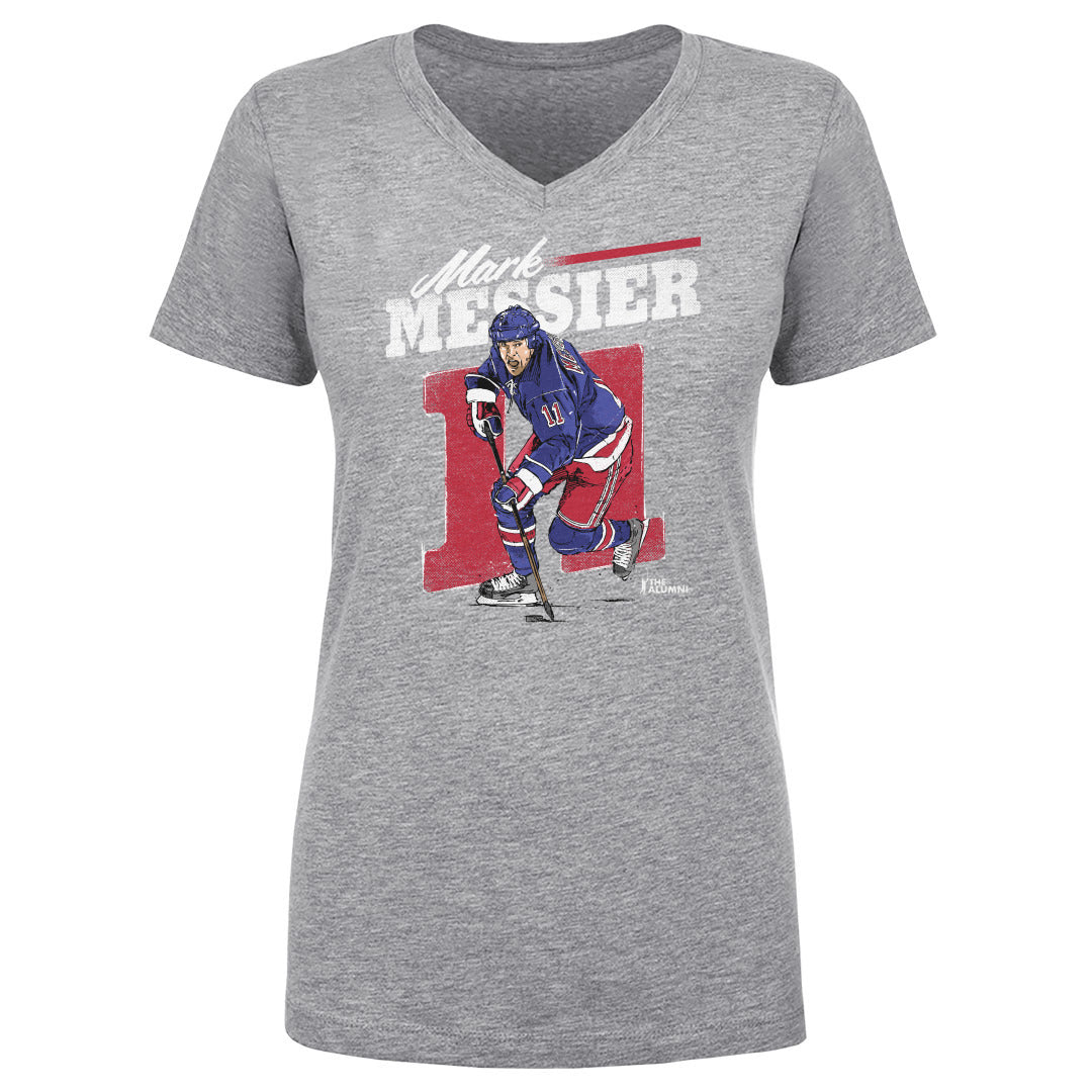 Mark Messier Women's V-Neck T-Shirt | 500 LEVEL