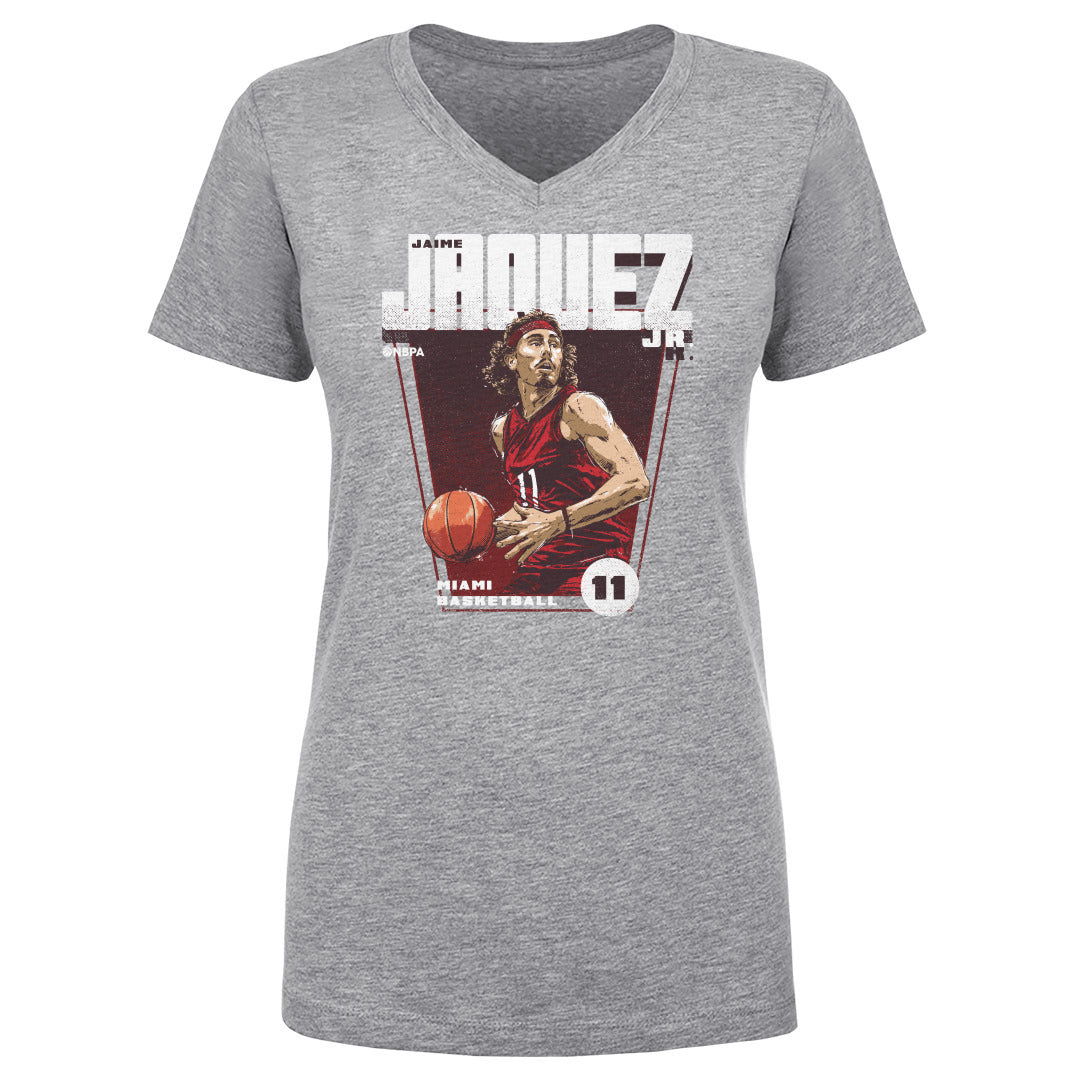 Jaime Jaquez Jr. Women's V-Neck T-Shirt | 500 LEVEL