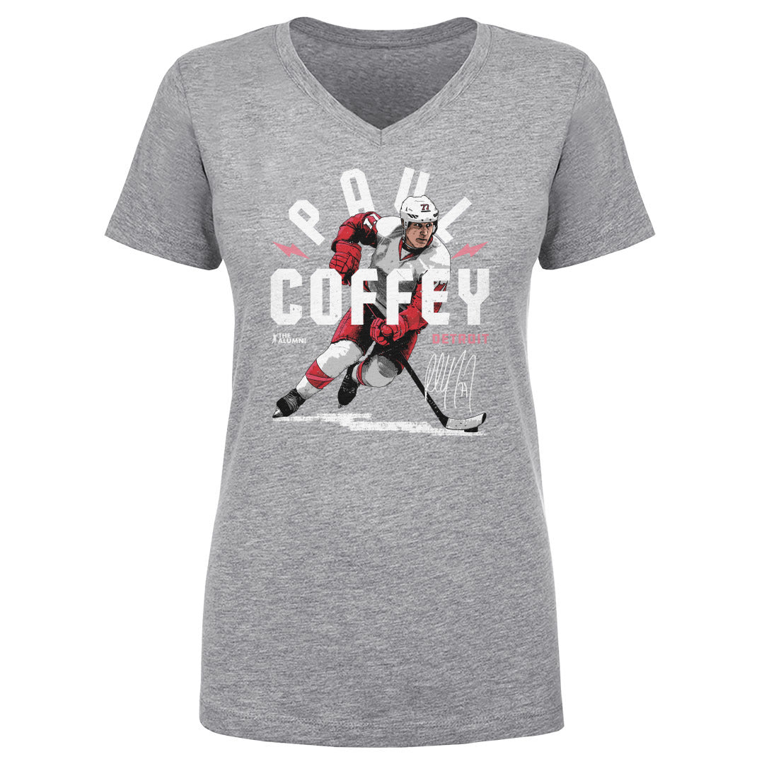 Paul Coffey Women's V-Neck T-Shirt | 500 LEVEL