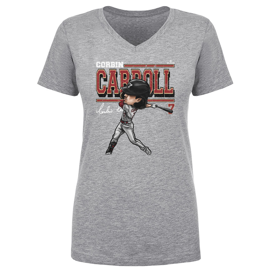 Corbin Carroll Women's V-Neck T-Shirt | 500 LEVEL