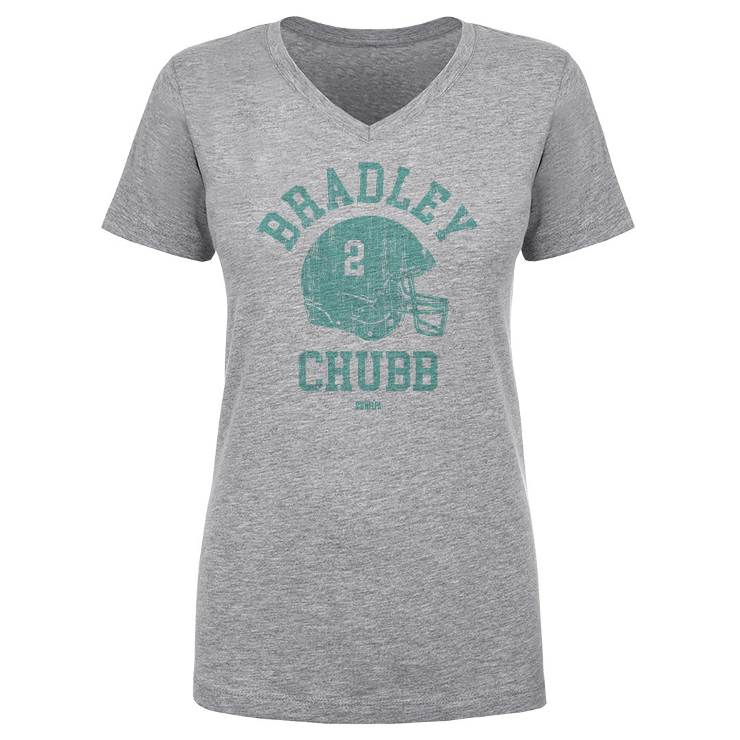 Bradley Chubb Women's V-Neck T-Shirt | 500 LEVEL