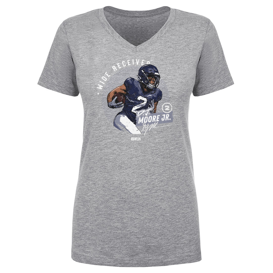 D.J. Moore Women's V-Neck T-Shirt | 500 LEVEL