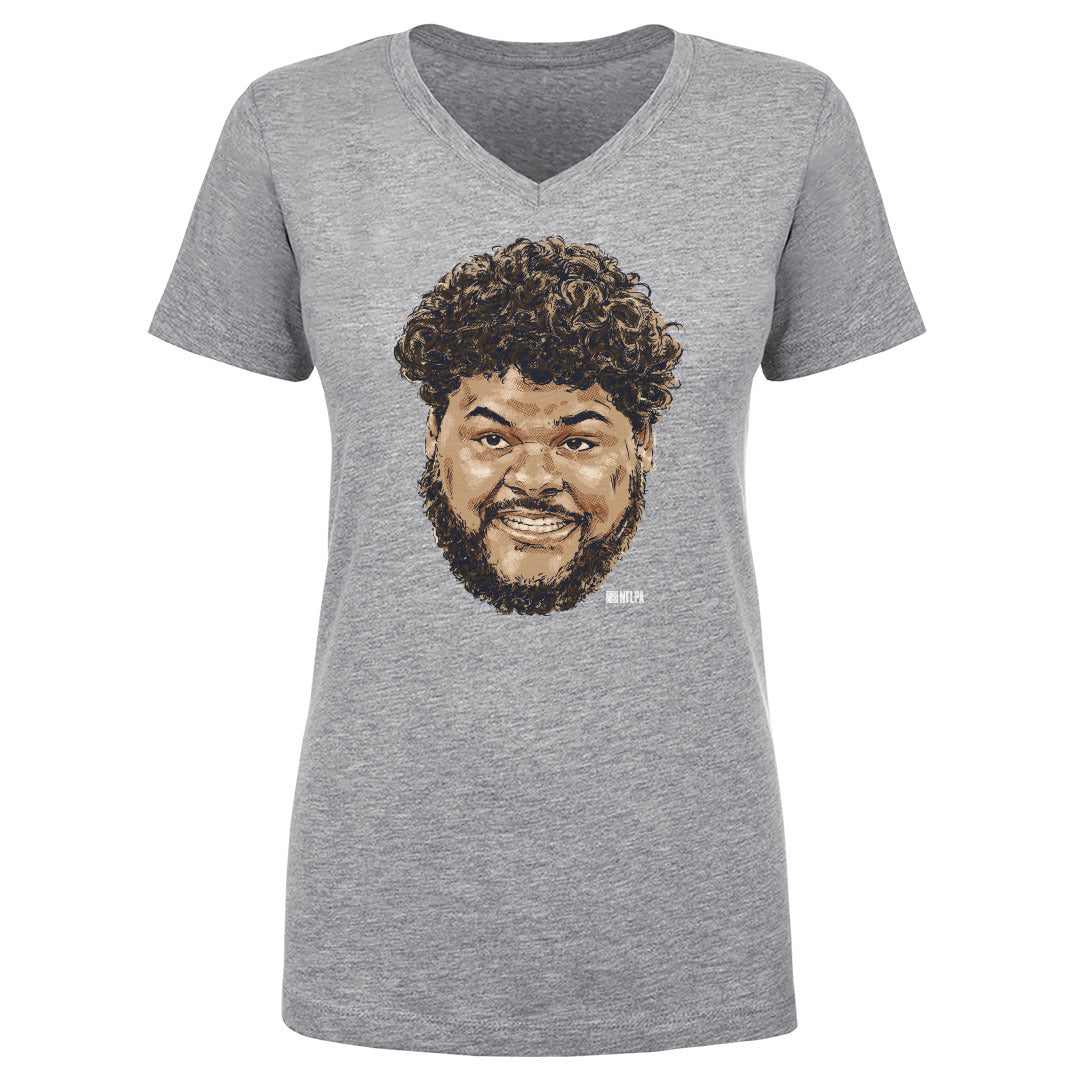 Darnell Wright Women's V-Neck T-Shirt | 500 LEVEL