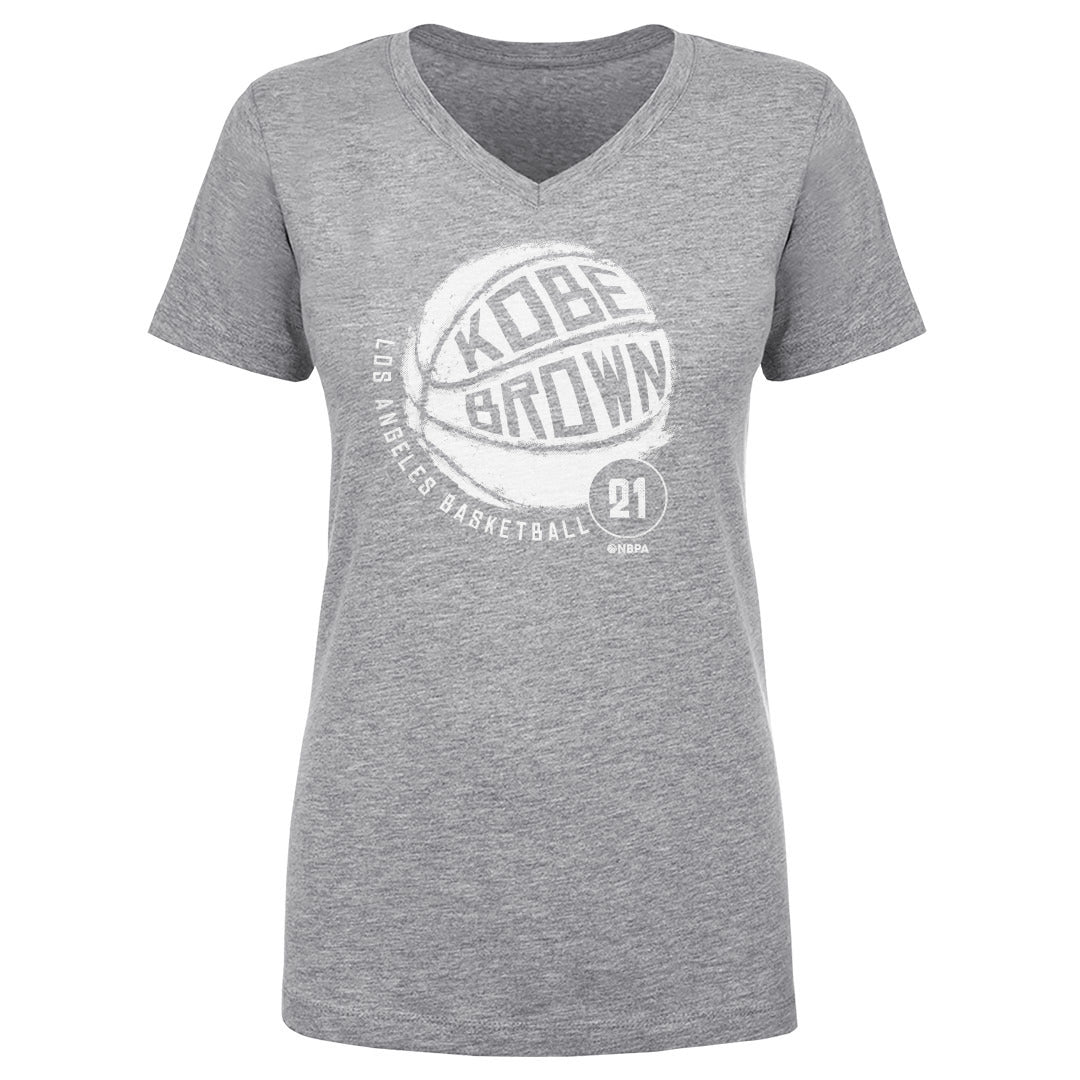 Kobe Brown Women's V-Neck T-Shirt | 500 LEVEL