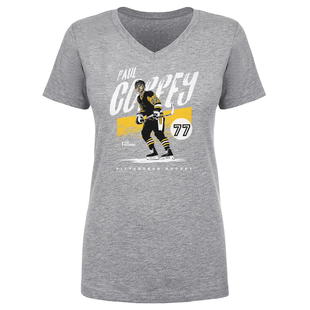 Paul Coffey Women's V-Neck T-Shirt | 500 LEVEL