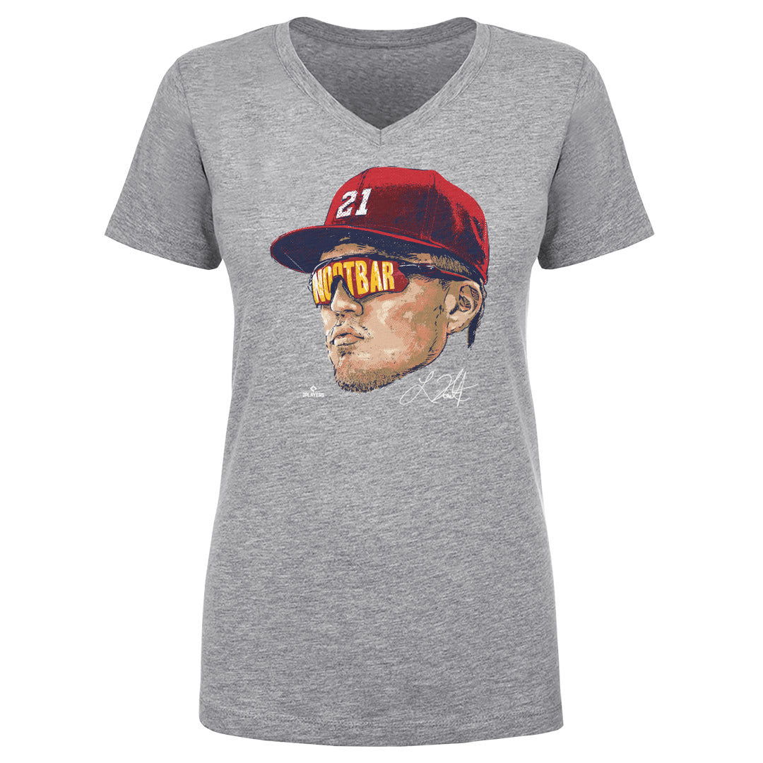 Lars Nootbaar Women's V-Neck T-Shirt | 500 LEVEL