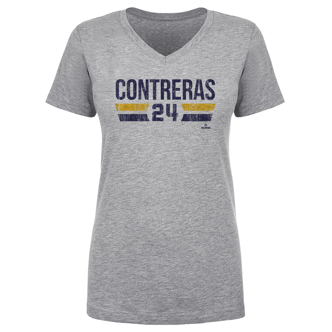 William Contreras Women's V-Neck T-Shirt | 500 LEVEL