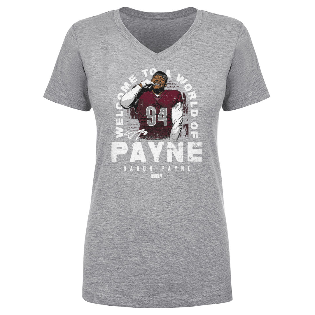 Daron Payne Women's V-Neck T-Shirt | 500 LEVEL