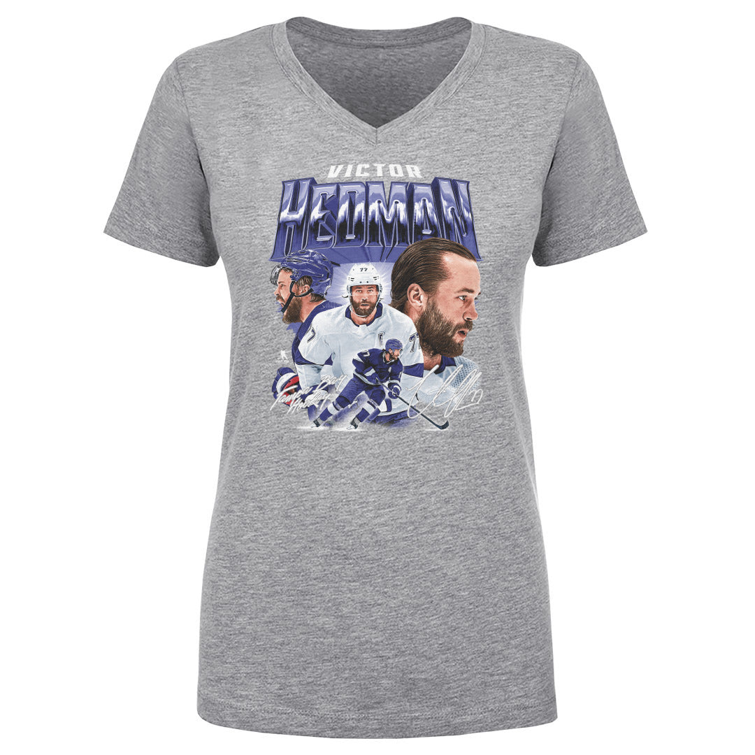 Victor Hedman Women's V-Neck T-Shirt | 500 LEVEL