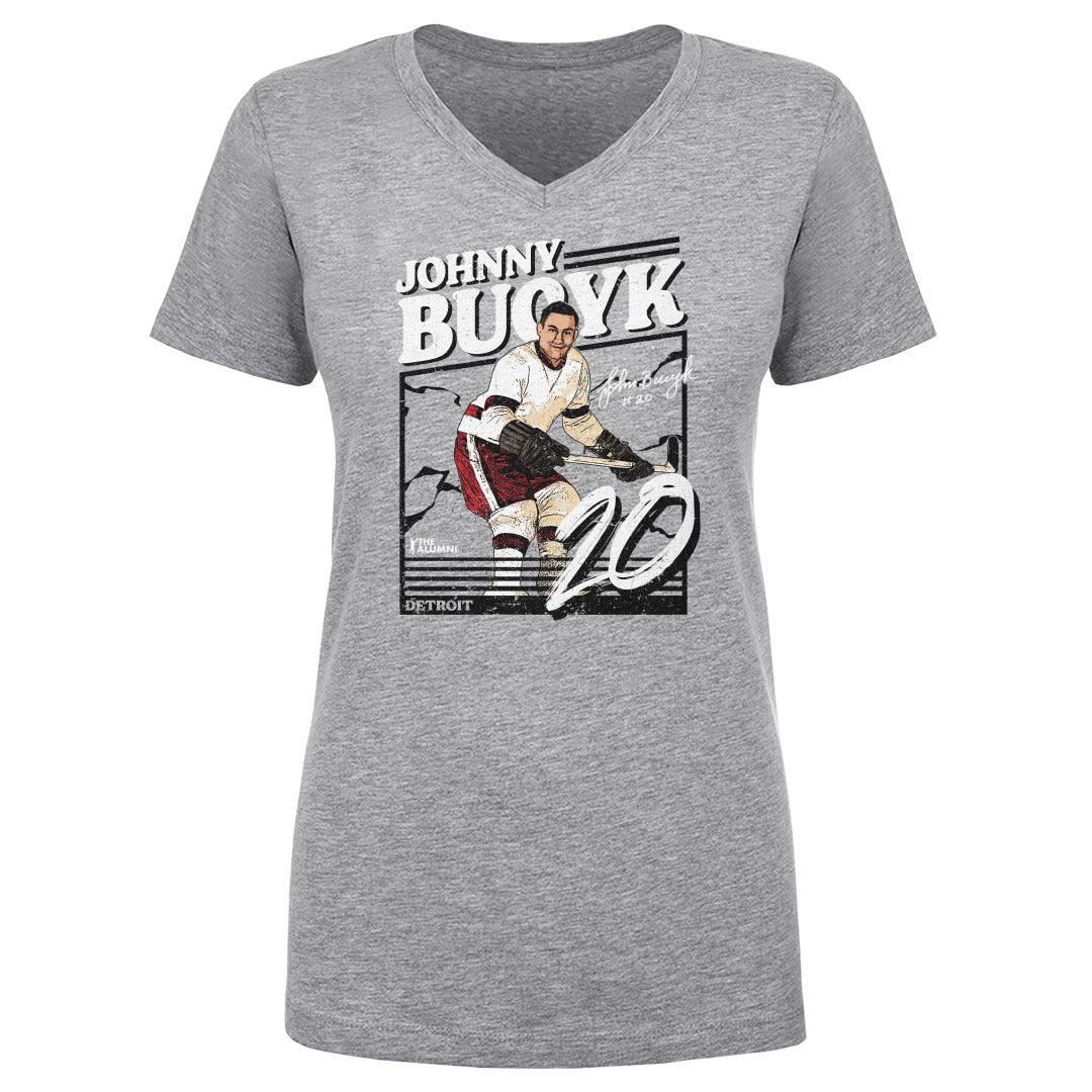 Johnny Bucyk Women's V-Neck T-Shirt | 500 LEVEL