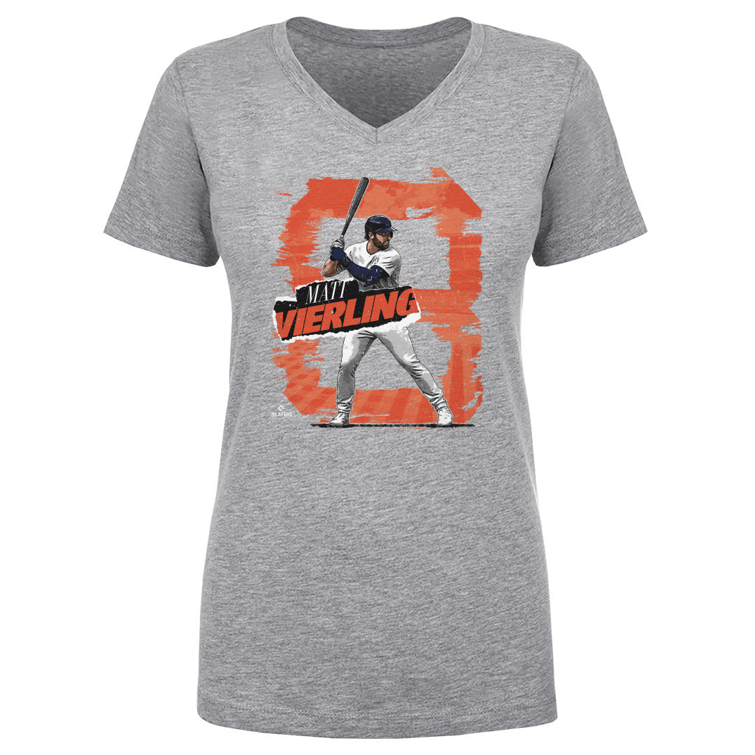 Matt Vierling Women's V-Neck T-Shirt | 500 LEVEL