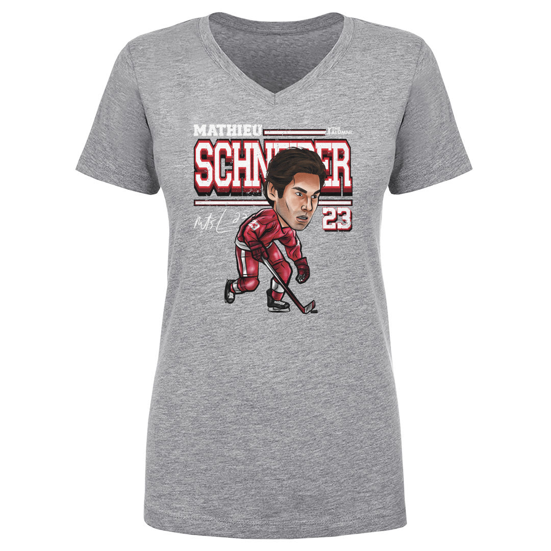 Mathieu Schneider Women's V-Neck T-Shirt | 500 LEVEL