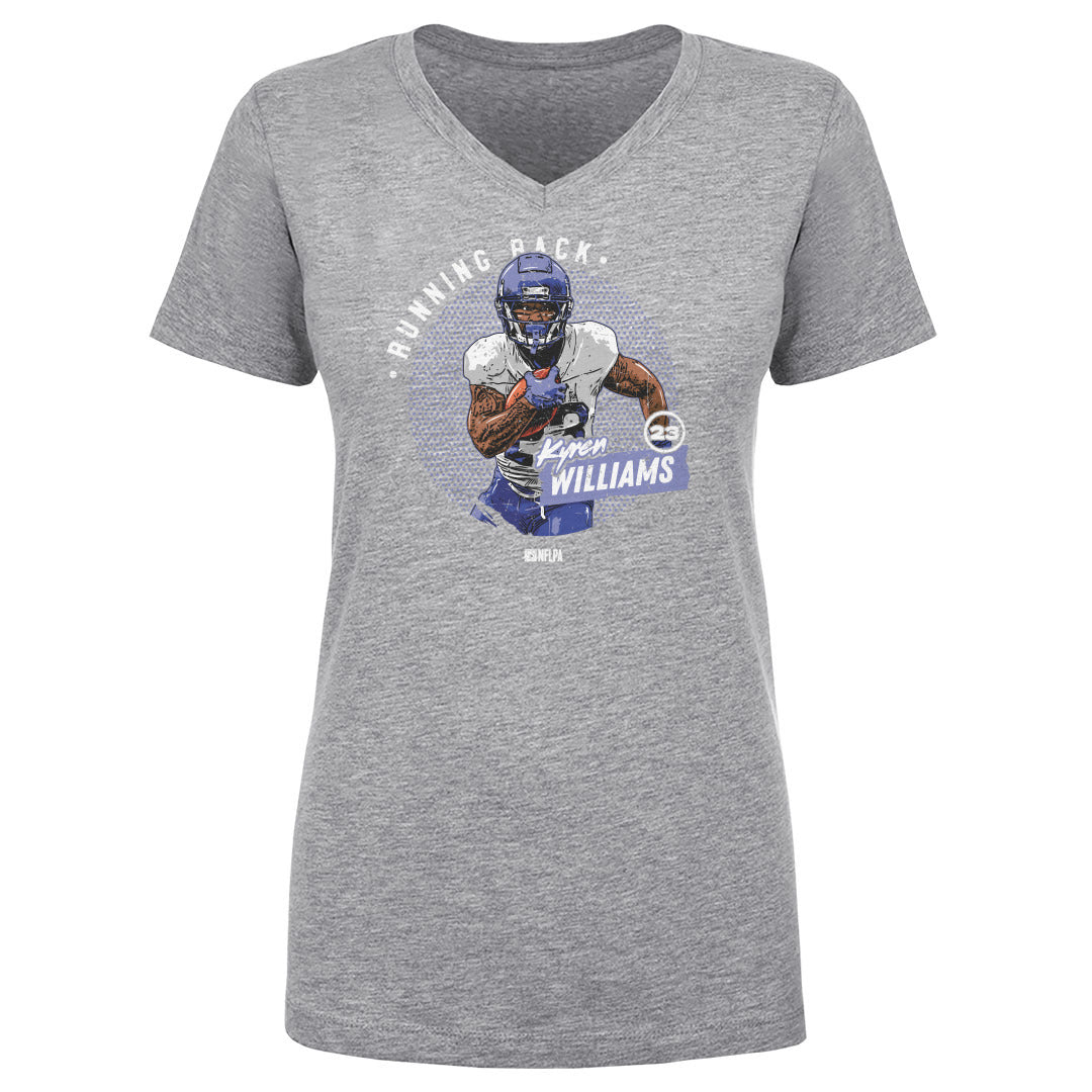 Kyren Williams Women's V-Neck T-Shirt | 500 LEVEL