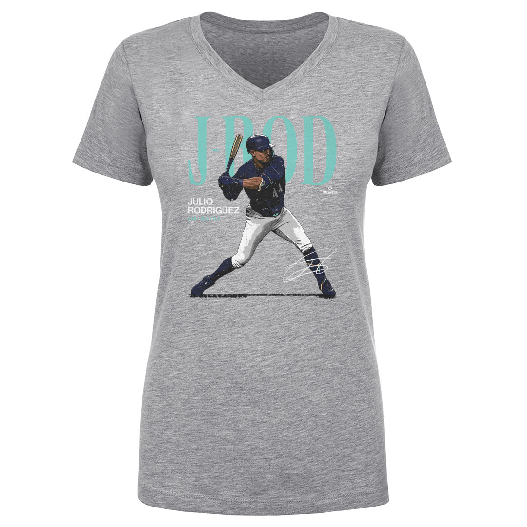 Julio Rodriguez Women's V-Neck T-Shirt | 500 LEVEL