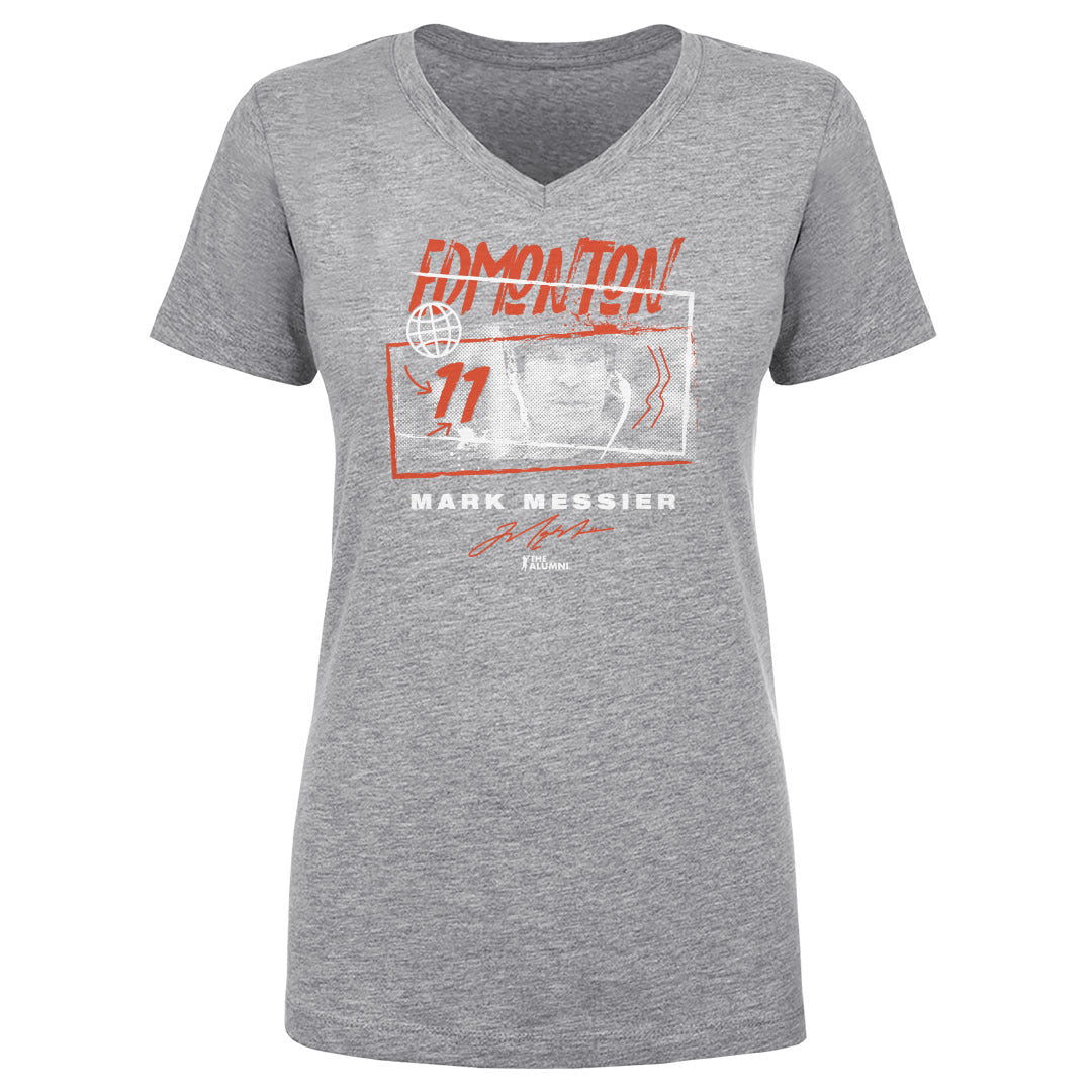 Mark Messier Women's V-Neck T-Shirt | 500 LEVEL