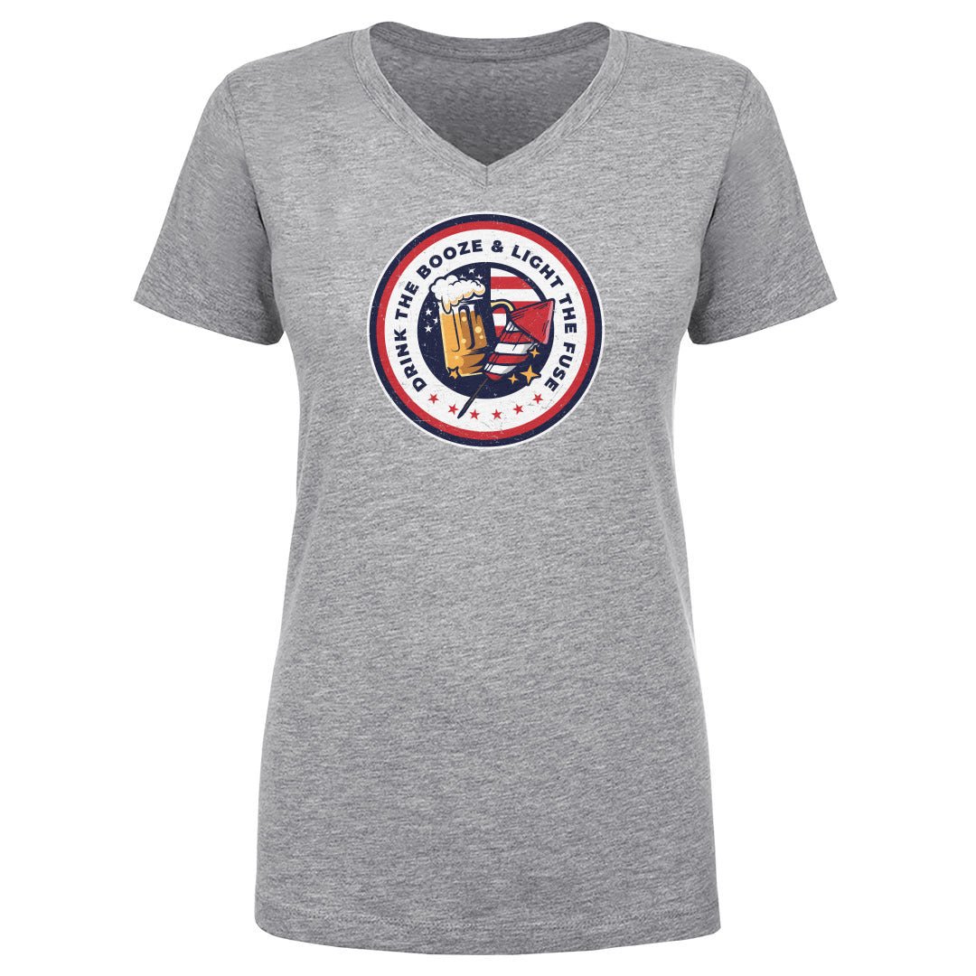 USA Women's V-Neck T-Shirt | 500 LEVEL