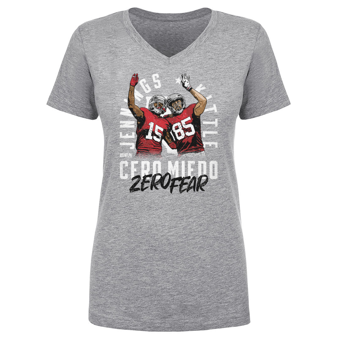 Jauan Jennings Women's V-Neck T-Shirt | 500 LEVEL