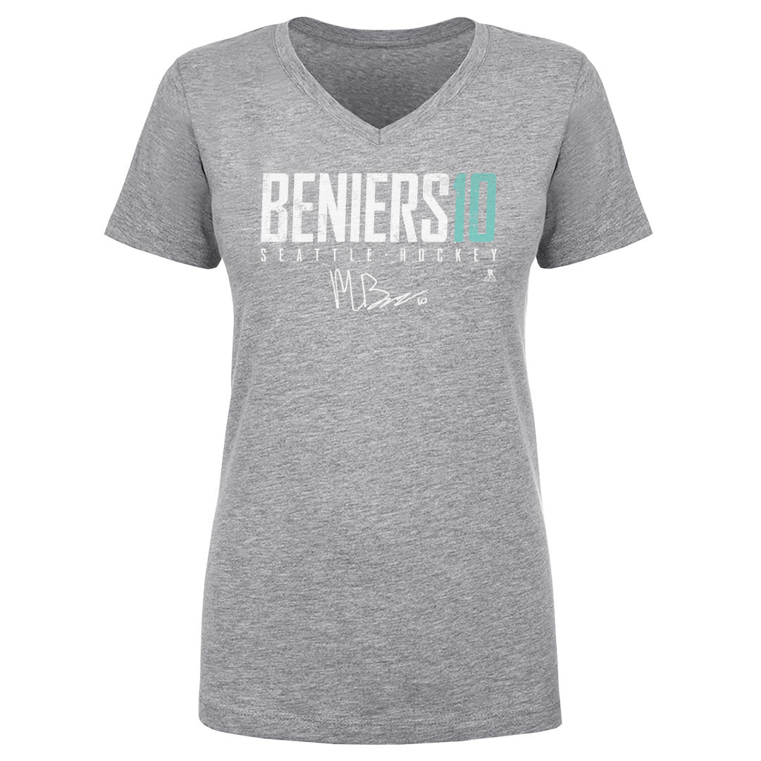 Matty Beniers Women's V-Neck T-Shirt | 500 LEVEL