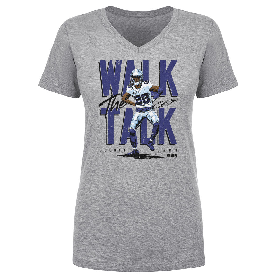 CeeDee Lamb Women's V-Neck T-Shirt | 500 LEVEL