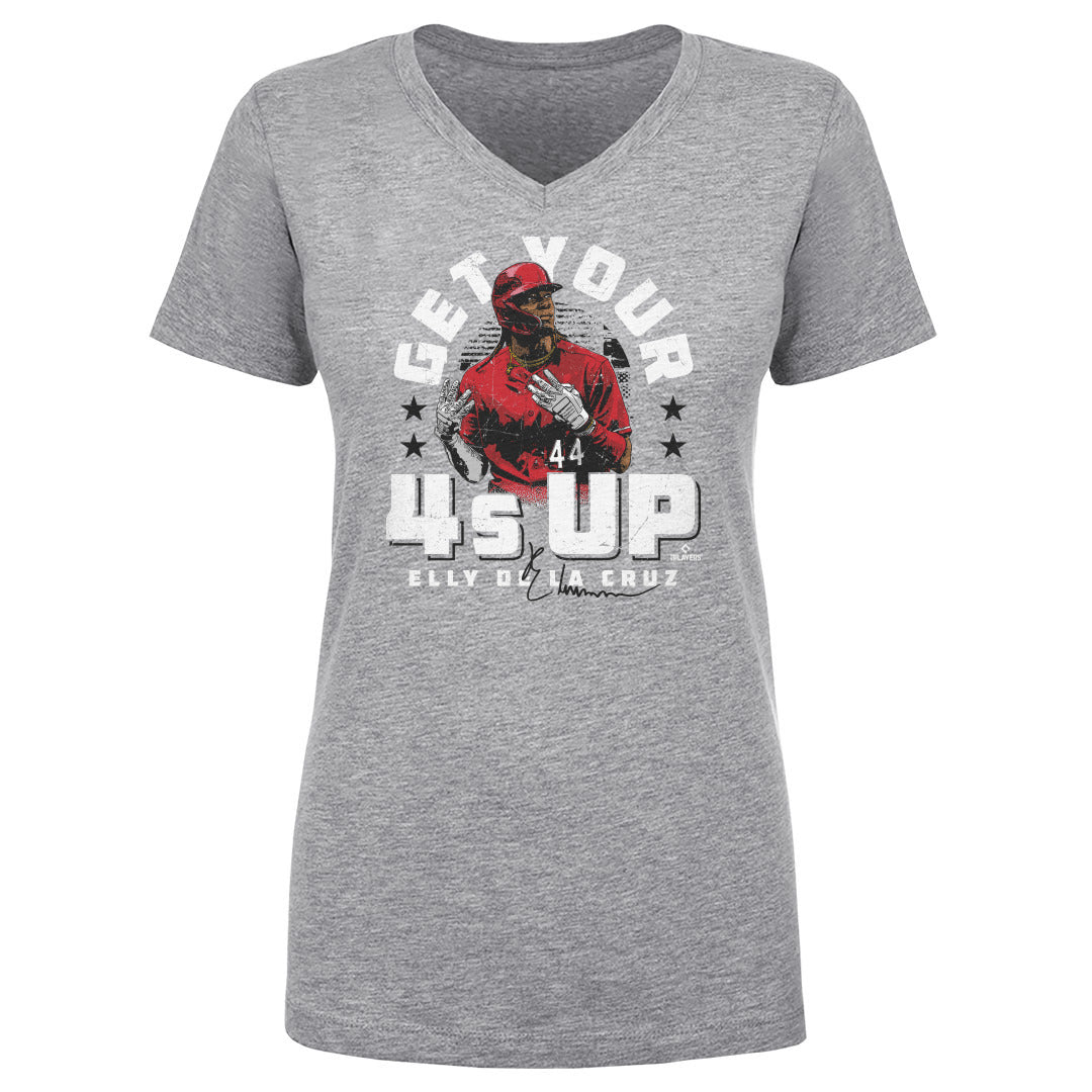 Elly De La Cruz Women's V-Neck T-Shirt | 500 LEVEL